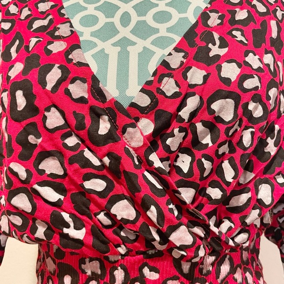 Red by Marc Ecko Red Cheetah Blouse - Picture 14 of 15